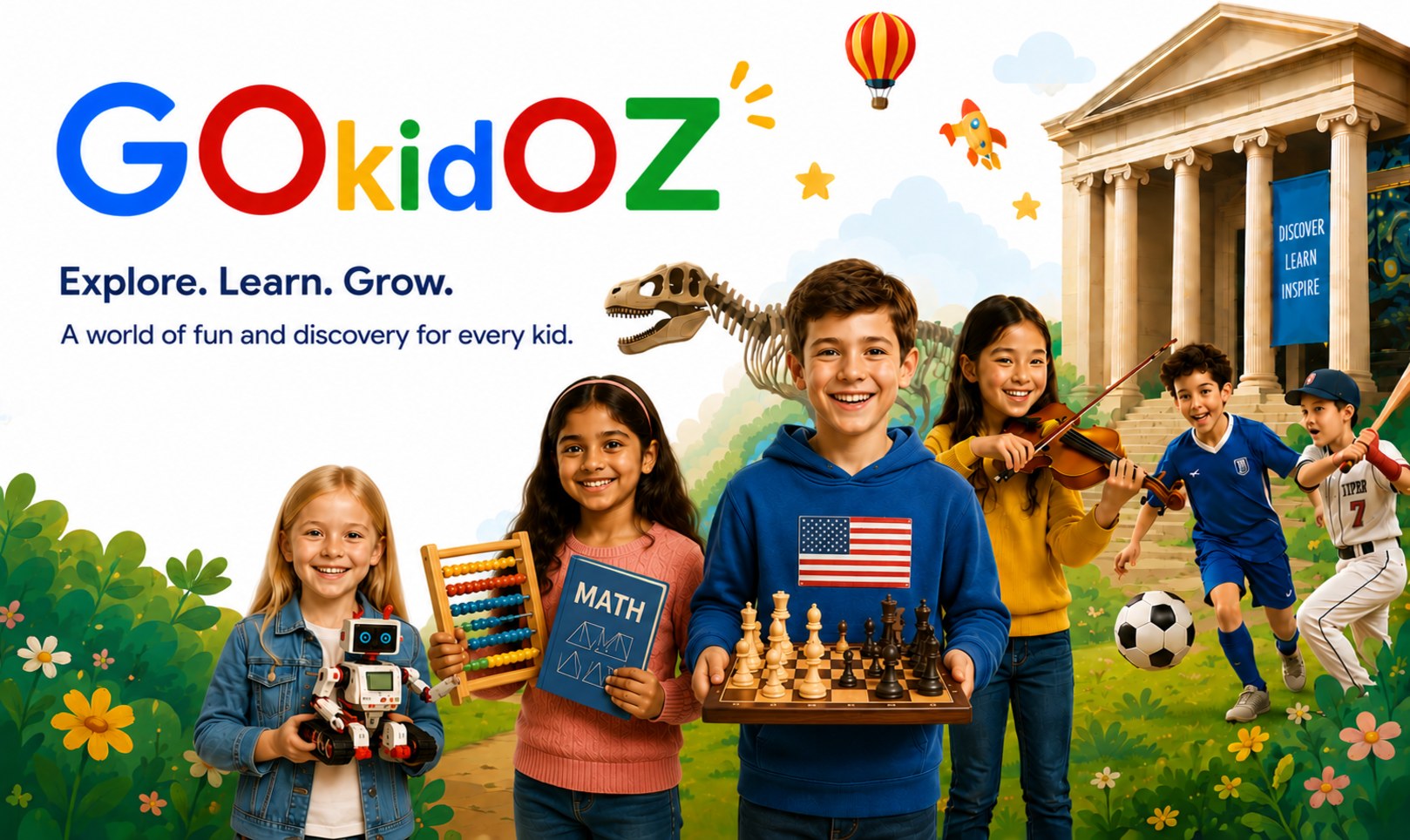 GOkidOZ — Discover, Learn, Inspire