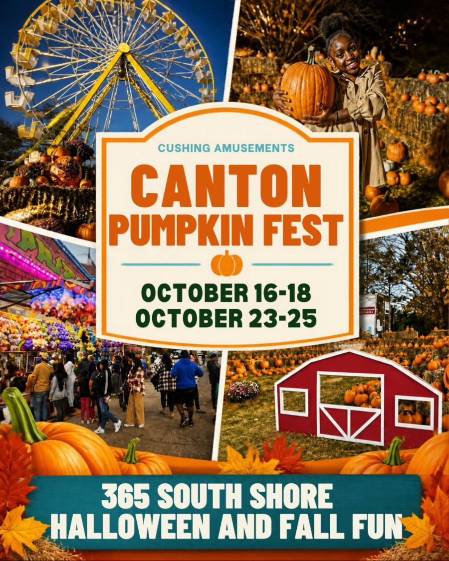 Poster: Canton Pumpkin Fest by Cushing Amusements, October 16 to 18 and October 23 to 25