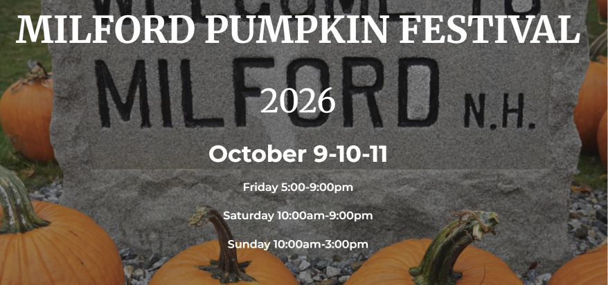 Milford Pumpkin Festival 2026 — October 9-10-11